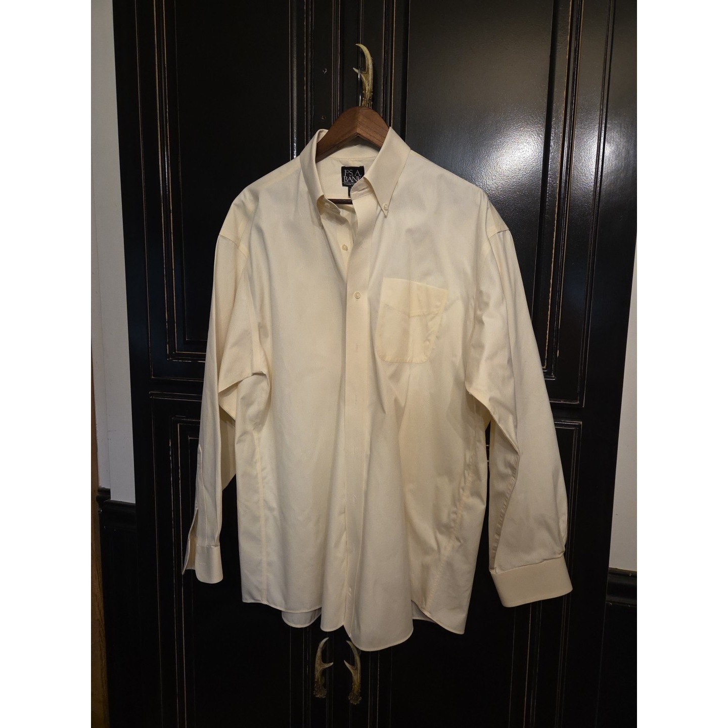 Jos A Bank Travelers Collection Shirt, 17-35, Workwear, Graduation, Church,Read